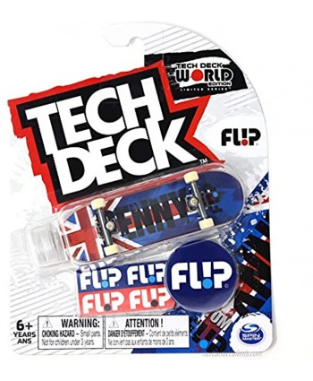 Mini Fingerboards TD World Edition Limited Series Flip Skateboards Ultra Rare Tom Penny International Union Jack Complete Deck