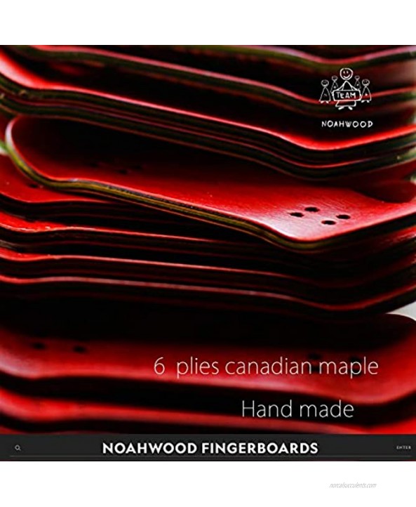 NOAHWOOD Fingerboards Parts PRO Common Trucks 34mm Pivot Cups Lock Nut Red