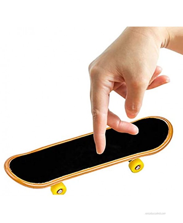 qiguch66 1 Set Finger Skateboards Mini Finger Sports Toy,Professional Mini Fingerboards Toy Party Favors for Kids Christmas Birthday Gifts,6pcs