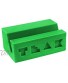 Teak Tuning Fingerboard Holder Tropical Lime Colorway Rectangular Fingerboard Stand Made in The USA