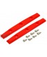 Teak Tuning Gem Edition Board Rails Set of 2 with Screws Ruby Red Colorway