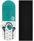 Teak Tuning Premium Fingerboard Graphic Deck Teal Yeti 32mm x 97mm Heat Transfer Graphics Pro Shape & Size Pre-Drilled Holes Includes Prolific Foam Tape