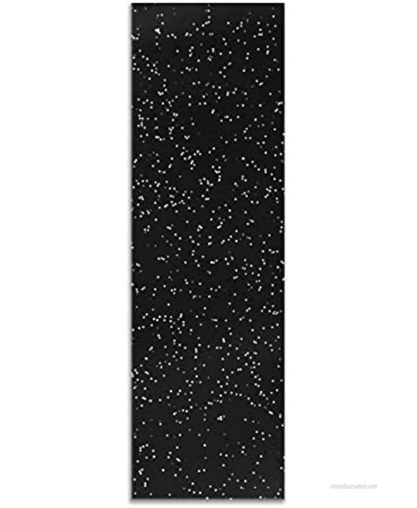 Teak Tuning Pro Duro Grip Tape Black with White Glitter Ultra Premium Custom Teak Silicone Polymer Blend 41A Durometer for Ultimate Grip Comfort Control & Performance 0.7mm Thick