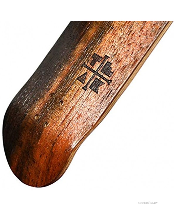 Teak Tuning Prolific Wooden Fingerboard Deck Two Tone 32mm x 97mm Handmade Pro Shape & Size Five Plies of Wood Veneer Includes Prolific Foam Tape