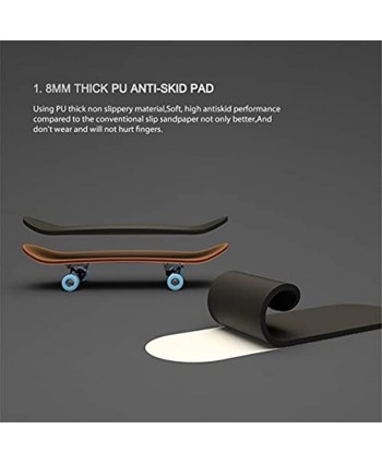WANGYUMI Finger Skateboard Wooden Fingerboard Toy Professional Stents Finger Skate Set
