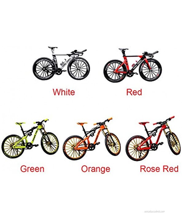YOUNGL Die-Cast Bike Model Toy 1:10 Bicycle Mountain Bike Mini Bicycle Model Mini Bend Bicycle Model Cool Boy Toy Decoration Crafts for Home