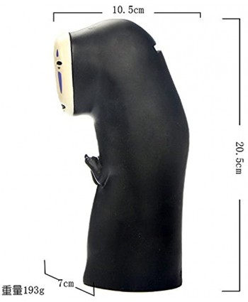 zZZ Spirited Away No-Face Vinyl Model Figure Doll Piggy Bank 8 inches Tall