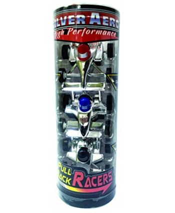 Aeromax Pull Back Silver Race Car 3 Pack