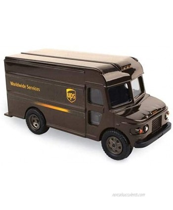 AllYourNeedz. UPS Package Truck Replica Figurine with Pullback Action