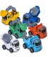 ArtCreativity Construction Toy Trucks Set of 6 Die Cast Construction Vehicles with Movable Parts Car Toys for Kids Plastic & Metal Material Cool Construction Party Favors