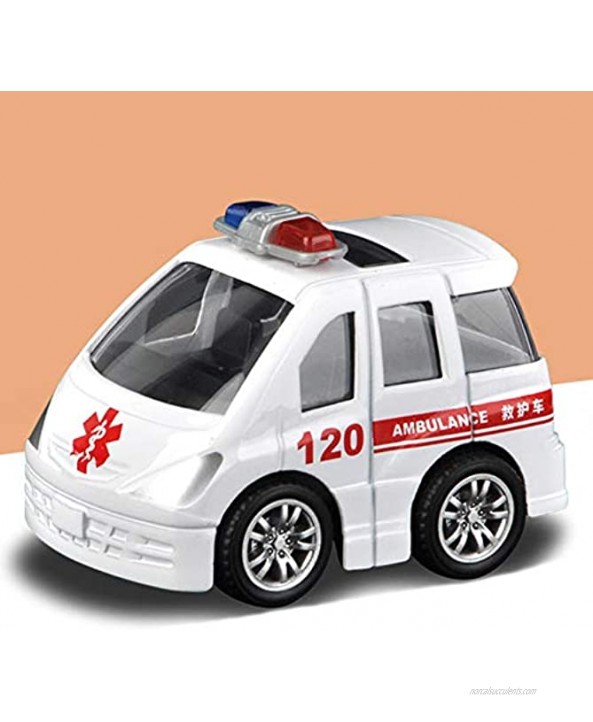 BARMI Mini Metal Pull Back Police Car Trucks School Bus Ambulance Kids Toys Vehicles,Perfect Child Intellectual Toy Gift Set C
