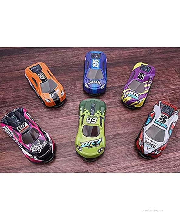 CERISIAANN Kids Pull Back Racing Car Toy Mini Truck Vehicle Models for Boys Race Friction Stunt Cars Gift for Toddlers Birthday Christmas