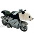 Deluxebase Wild Riders Panda from Friction Powered Toy Motorbikes with Cool Animal Riders Great Panda Toys for Boys and Girls.