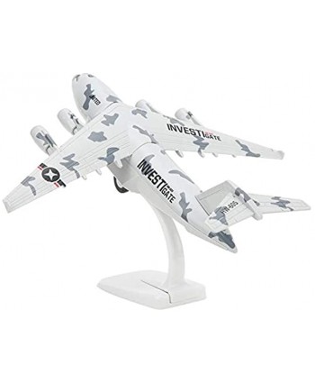 FastUU Pull-Back Aircraft Toys Pull Back Design Diecast Model Airplane for Birthday Gift for KidsGrey