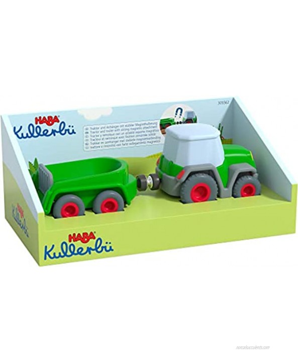 HABA Kullerbu Momentum Motor Tractor with Trailer
