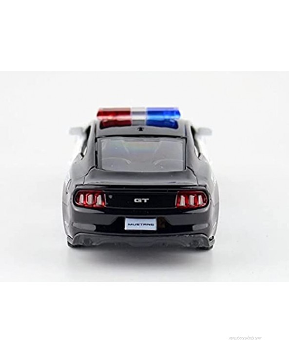 JYSMAM 1:36 for 2015 Ford Mustang Police Toy Car Alloy Die Cast Pull Back Toys Car for Kids Color : Black
