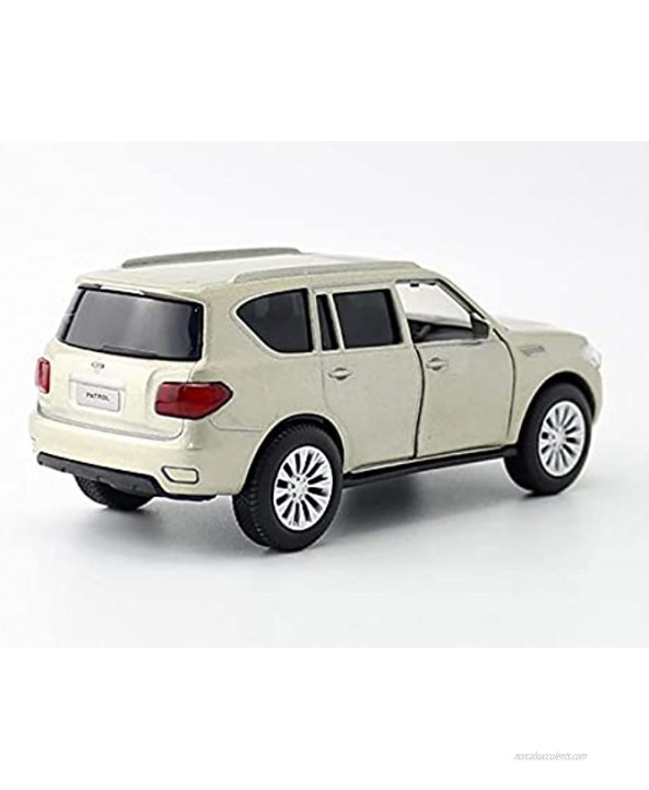 JYSMAM 1:36 for Patrol SUV Alloy Car Model Toy Die Cast Pull Back Toys Vehicle for Children Gifts Color : White
