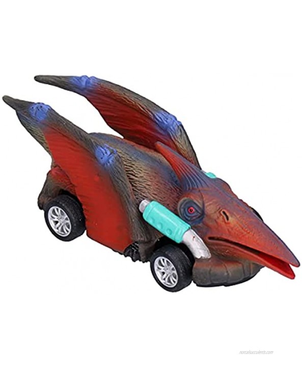 linxiaojix Animal Pull Back Car Toy Four Wheel Novelty Sturdy Pull Back Car for Children PlayingPterodactyl