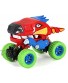 NAVER Cars Toys for 3 Year Old Boys Dinosaurs Toys Car Colorful Pull Back Vehicles Monster Trucks for Toddlers Boys Girls Gift for Kids Ages 3 Years Old & Up Red
