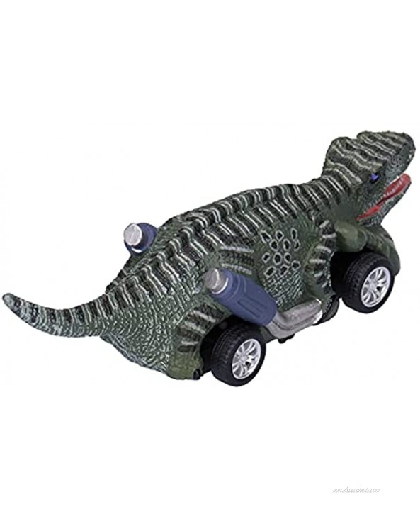 Qinlorgo Dinosaur Car Toys Long Service Life Exquisite Reliability Pull Back Toy Cars Sturdy for Gift for Dinosaur Party Favors Party DecorationRaptor