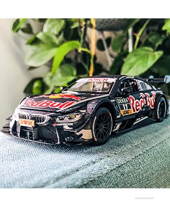 TGRCM-CZ Diecast Racing Model Cars Toy Cars M4 DTM 1:32 Scale Alloy Pull Back Toy Car with Sounds and Lights Toy for Girls and Boys Kids Toys