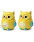 WXLAA 2 Pack Owl Pull Back Toys Animal Party Favors Gift for Toddler Kids Boys Girls Yellow