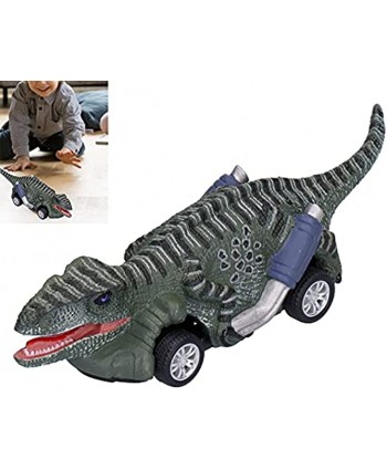 Yivibe Pull Back Toy Cars Dinosaurs Pull Back Car Toy Sturdy with Pull Back Function for Birthday Gift for 2 Years Old for Party DecorationRaptor