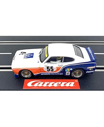 Carrera 30927 Ford Capri RS No. 55 DRM 1975 1:32 Scale Digital Slot Car Racing Vehicle for Carrera Digital Slot Car Race Tracks