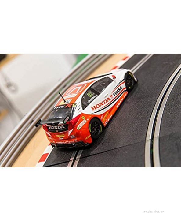 Scalextric BTCC Honda Civic Type R 2015 Honday Yuasa Racing Team #52 Gordon Shedden Slot Car 1: 32 Scale