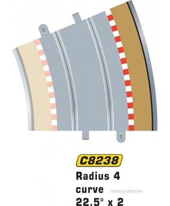 Scalextric C8238 Borders Tan Outer Radius 22.5 Degrees