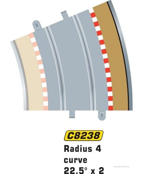 Scalextric C8238 Borders Tan Outer Radius 22.5 Degrees