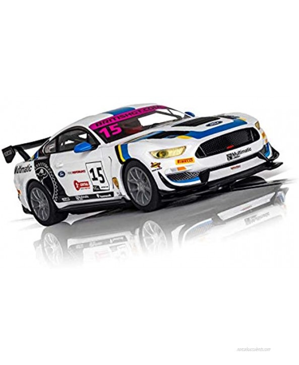 Scalextric Ford Mustang GT4 Multimatic Motorsports 1:32 Slot Race Car C4173
