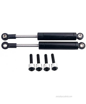 Toyoutdoorparts 2X RC OEM Aluminum The Ultimate Scale Shocks 80mm Internal Coil Spring Black