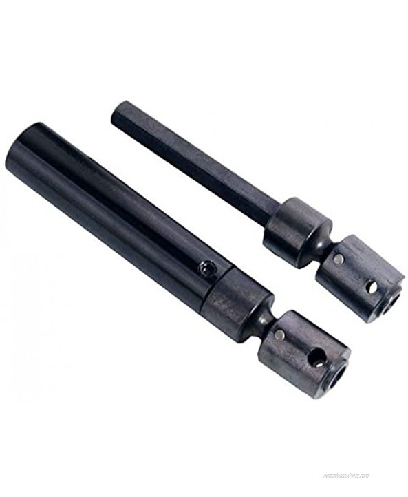Toyoutdoorparts RC AX31114 Black Front & Rear Half Drive Shaft for Axial 1:10 4WD RR10 Bomber AX90048