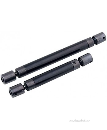 Toyoutdoorparts RC AX31114 Black Front & Rear Half Drive Shaft for Axial 1:10 4WD RR10 Bomber AX90048