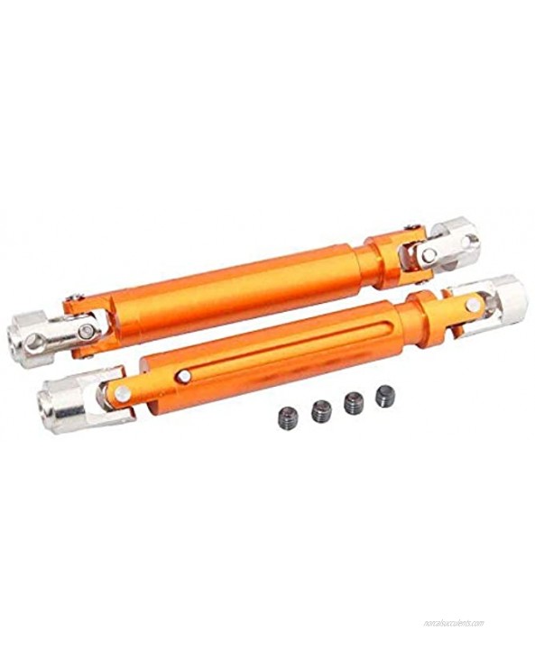 Toyoutdoorparts RC R86042 Orange Aluminum Universal Drive Dogbone 2P Fit RGT 1:10 Rock Cruiser