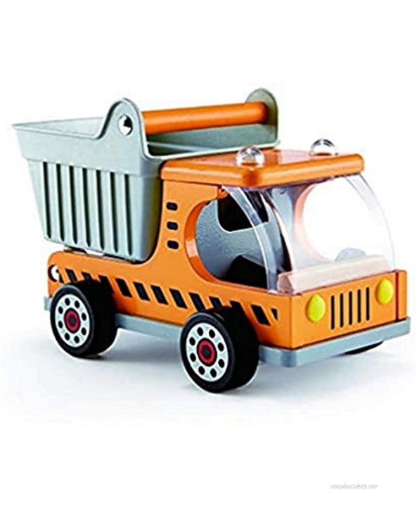 Award Winning Hape Playscapes Crane Lift Playset & Hape Dump Truck Kid's Wooden Construction Toys Vehicle