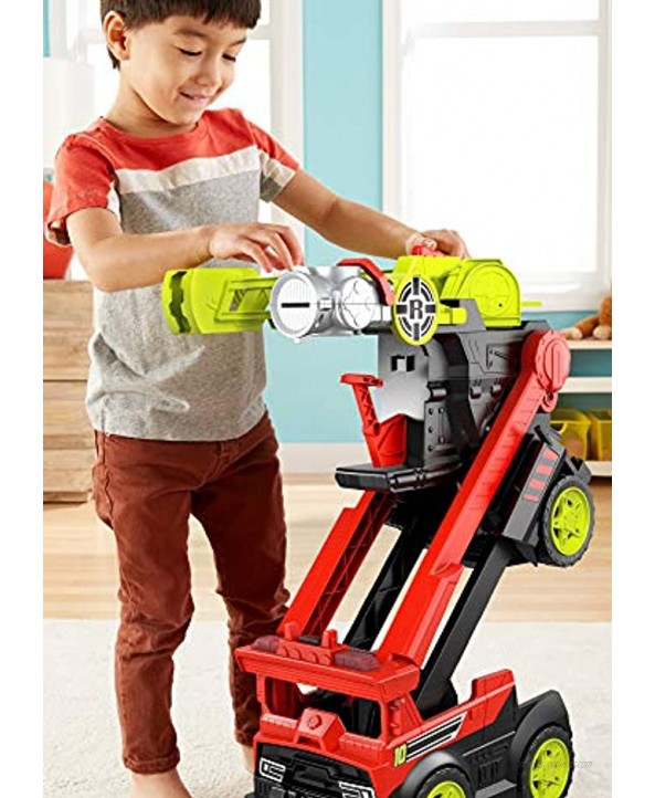 Fisher-Price Rescue Heroes Transforming Fire Truck with Lights & Sounds Multicolor Model:GFW30