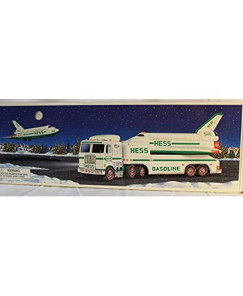 Hess 1999 Truck and Space Shuttle with Satellite