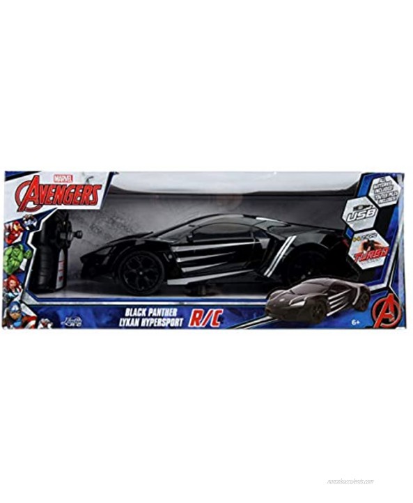 Jada Toys Hollywood Rides 1:16 Black Panther Lykan R C