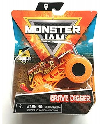 Monster Jam Grave Digger Wheelie Bar Truck Series 18 Elementals 1:64 Scale