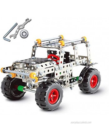 RVEE STEM Metal Erector SUV Car Set Building Model Construction Vehicle Toy for Kids Boys Adults 8 Years and up Engineering Series