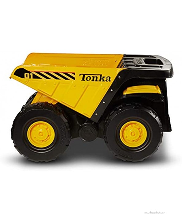 Tonka Toughest Mighty Dump Truck Yellow L x W x H 12.00 x 19.00 x 10.75 Inches