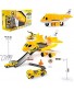 Tuko Transport Cargo Airplane Car Toy Play Set for 3+ Years Old Boys and GirlsYellow