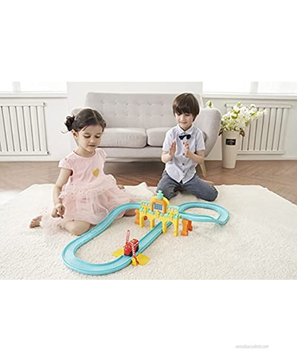 Chuggington All Aboard Starter Set with Motorized T.A.G. Touch and Go Wilson Figure Eight Track Set Motorized Toy Train Included 3.75 Inch Scale Birthday Gift for Kids Age 3 and Up