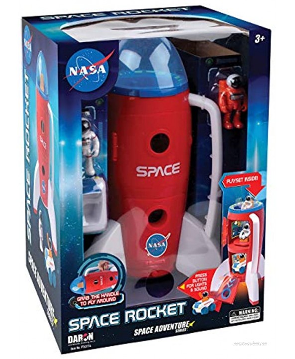 DARON Adventure Series: Space Rocket with Lights Sounds & Figurines NASA