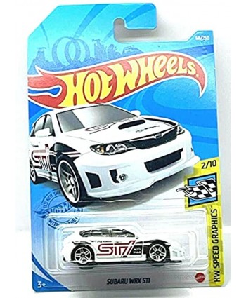 DieCast Hotwheels Subaru WRX STI HW Speed Graphics 2 10 [White] 68 250
