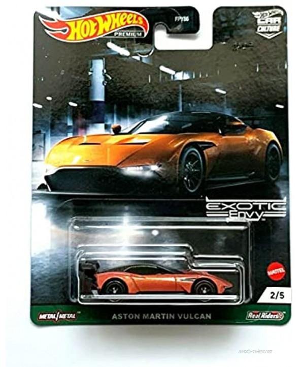 Hotwheels Premium Car Culture Aston Martin Vulcan [Orange red] Exotic Envy 2 5