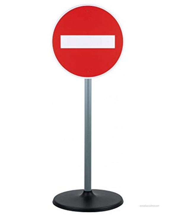MMP Living Road Signs Set of 5: Stop Yield Crosswalk Traffic Light no Entry 2 feet Tall