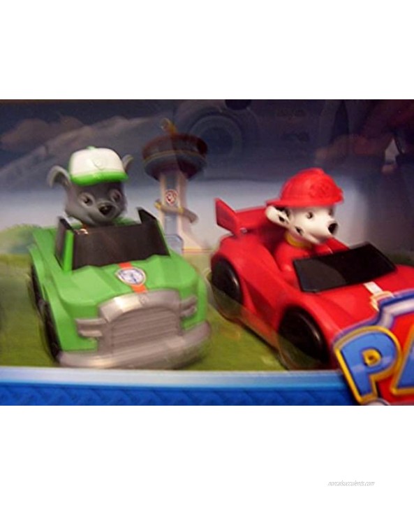 Paw Patrol Racers 6-pack Set Includes Chase Zuma Rubble Skye Rocky and Marshall Racers
